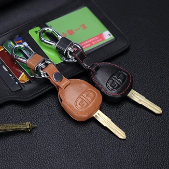Nova zasnova Pravega Usnja kritje denarnico, ključ za daljinsko primeru Za Mitsubishi outlander ASX colt LANCER Grandis Pajero sport 2 gumbi