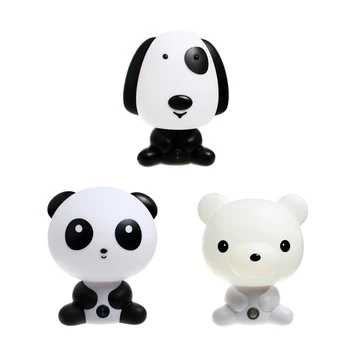 Nočno Spanje Lučka Otroška Soba Panda/Zajec/Pes/Bear Risanka Svetlobe Otroci Posteljo Dekoracijo Lučka Za Otroke, Otroška Nočna Lučka Darilo