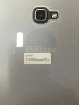 Ohišje Za Samsung Galaxy Tab A6 10.1 Model SM-T580 T585 T587 T580 Cover 360 Celotno Zaščitno Mehko TPU Kritje Jasno Nazaj Slim Case