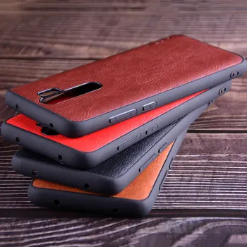 Ohišje za Xiaomi Redmi Opomba 8 Pro luxury Letnik Usnja, kože capa z Režo telefon kritje za xiaomi redmi opomba 8 primeru funda coque