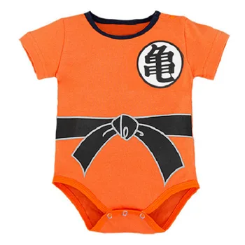 Otroške igralne obleke Fantje Oblačila Novorojenčka Fantje Bruce Lee Kung Fu Romper Jumpsuit Obleka za Malčke Oblačila Bombažno Krpo Fant 3M-4T