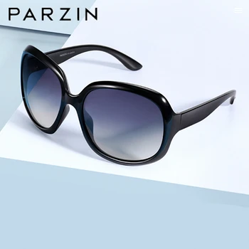 PARZIN sončna Očala Ženske blagovne Znamke Oblikovalec Elegantno Velik Okvir Polarizirana Ženska sončna Očala z UV 400 Dame Odtenkov, Z ohišjem, ki je
