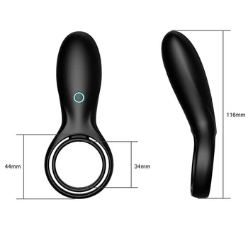 Petelin Obroč Moški Vibrira Penis CockRing Vibrator za Klitoris Spodbujanje Zamudo Izliv Sex Igrača za Nekaj Moških Odraslih Izdelka