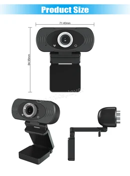 Plug and play webcam HD 1080 kamero z vgrajenim mikrofonom 1920 * 1080P 2.0 slikovnih pik