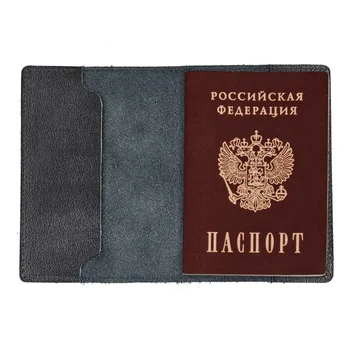 Potni list pokrovček družinski grb, pravega usnja kritje, potni list, kuverta