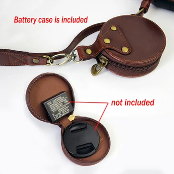 Prenosni PU Usnjena torbica za fotoaparat torba za Canon EOS R DSRL Kritje zaščitnik lupini z ramenski Trak in mini primeru