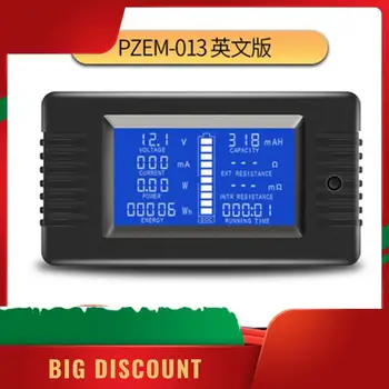 PZEM-013 0-200v 0-10A Digitalni Tester za Baterije Tестер Voltmeter Ampermeter Moč Energije Upornost Upora Zmogljivosti Watt Meter