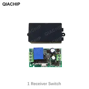 QIACHIP 433Mhz Univerzalni Brezžični Daljinski upravljalnik Stikalo AC 110V 220V 1 Kanalni Relejni Sprejemnik Modul in RF 433 Mhz Oddajnik