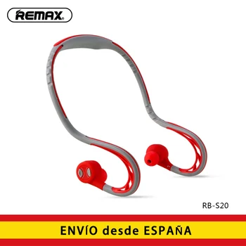 REMAX RBS20 športne slušalke Bluetooth, visokokakovostne stereo slušalke z magnetno sesalna šport z mikrofonom