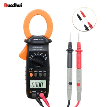 RuoShui 6016A+ Objemka merilnik samodejno območju AC DC Napetosti tok voltmeter Ampermeter Ohm Temp Kapacitivnost Hz Tester objemka Ampermeter