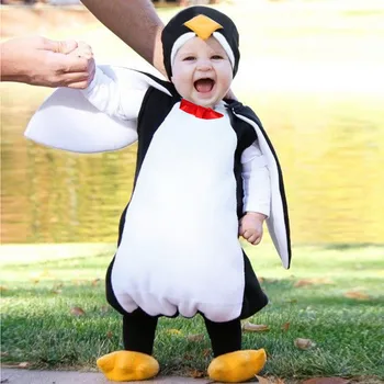SAGACE Baby Fantje Dekleta Karneval Halloween Kostum Romper Otroci Oblačila, ki Malčka, Cosplay pingvin Jumpsuits otroška Oblačila za Malčke