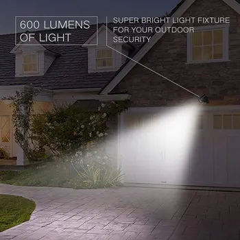 Senzor gibanja Svetlobe LED IP65 Vodotesen Prostem Luči Baterija Upravlja Varnost Luči za Steno Vrt Dovoz