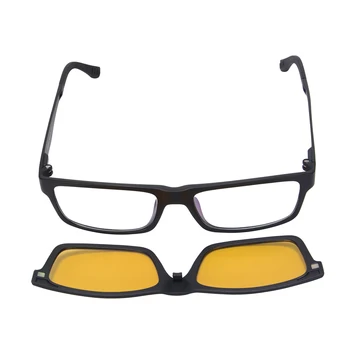 SHINU moški magnetni obravnavi očala okvir magnet Posnetek na polarizirana leče, sončna očala moških Night Vision vožnje očala na recept