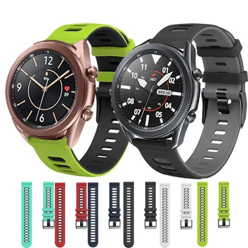 Silikonski smart Manšeta za Samsung Galaxy Watch 3 41mm Watch Zamenjava Watch Trak 22/20mm za Galaxy Watch 3 45 Dodatki