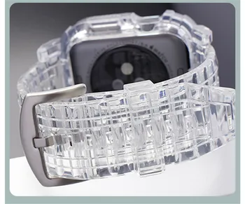 Silikonski Watch Trak za Apple Watch 44 mm 40 mm Band iwatch Serije 5 4 3 2 1 42mm 38 mm Pregleden Šport Primeru Watchband Zapestnica