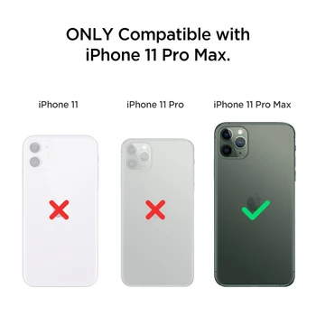 Spigen Jedro Oklep Primeru za iPhone 11 Pro Max - Slim in Oprijem-prijazen, Prilagodljiv TPU Telefon Primerih