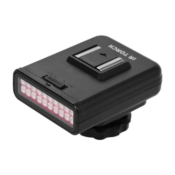Studio IR Svetlobe LED, USB Polnilne Ir Nočno Vizijo Infrardečo Lučko za DSLR Fotoaparat z Bliskavico Razsvetljavo Pribor