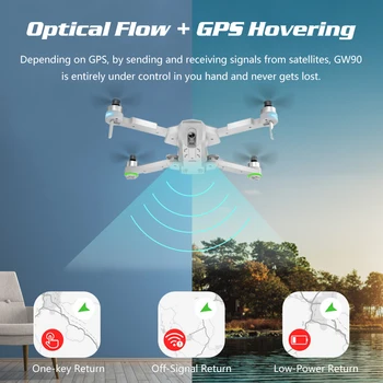 Svetovni Brnenje 4K GPS brezpilotna letala z 4K Kamera HD Brushless Menoj Strokovno Quadrocopter FPV Wifi Dron VS Visuo ZEN K1 F11 PRO