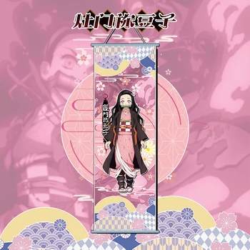 Tanjirou Demon Slayer Steno, Se Pomaknite Slikarstva Na Japonskem Vampire Hunter Samurai Anime Manga Umetniške Grafike Kimetsu Ne Yaiba Anime Plakat