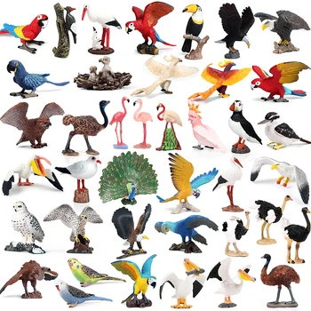 Ukrep Igrače Slika prosto Živeče živali Živali PVC Ptic Orel Papiga Model Zbirateljske Lutka Slika Zbirka Za Otrok Otroka Darilo Doma Deco