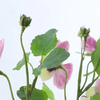Umetno Cvetje 3D lepilni Trak Pansy Ponaredek Cvetje Doma Dekoracijo Spraviti Sajenje Visokokakovostnih Cvet Materialov Orhideja Phalaenopsis