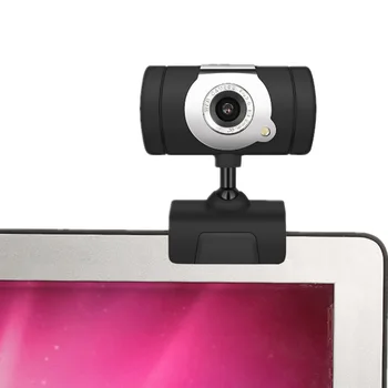 USB 2.0 Spletna Kamera z vgrajenim Microphonefor Prenosni RAČUNALNIK Ročno Ostrenje HD Računalnik, Kamero za Windows Xp 7 8