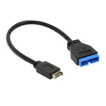 USB 3.1 Tip-C Mini 20 Pin Prednji Panel Header Za USB 3.0 Standard 19/20Pin Glava Podaljšek 30 cm Za Asus matična plošča