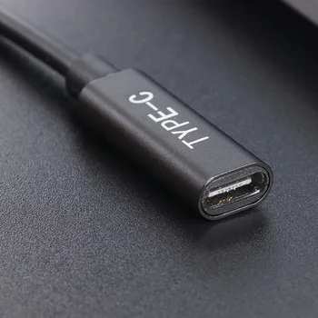 USB C Ženski Adapter Kabel Gospodinjstvu Računalnik 3A 65W PD Hitro Polnjenje Dodatki za Microsoft Surface Pro 2