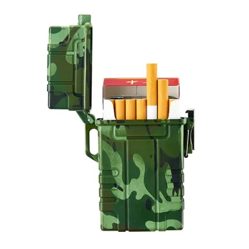 Ustvarjalne 20-Pack-Gnome Za Ponovno Polnjenje Cigaret Primeru Zunanji Prenosni Zaprti Nepremočljiva Cigaret Primeru Lažji