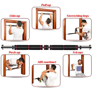 Vrata Vodoravne črte, 100 kg Nastavljiva Izvajanje Usposabljanja Stretch Sit Up Bar Pull-ups, Sit Up Fitnes Oprema, Fitnes Vadbo Doma