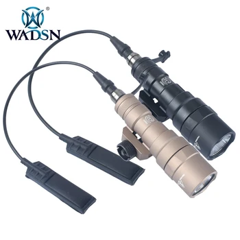 WADSN Taktično Svetilko M300SF Dvojno Gorivo LED Scout Svetlobe 950Lumen Visoke Softair Baklo Fit 20 mm Železniškega Lovsko Orožje Svetlobe