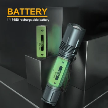 Xhp50.2 Močna Led Svetilka USB Polnilne Taktično Baklo Luči 18650 Baterijo Nepremočljiva IPX6 Prenosni Kamp Svetilka Svetilka