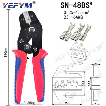 YEFYM SN serije robljenjem klešče za XH2.54,PH2.0,2510/tab2.8 4.8 6.3/cev/izolacija priključki Električnega orodja