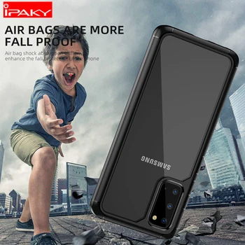 Za Samsung S20 Primeru iPaky S20 Plus Silikona, Akrila Hibridni Shockproof Prozorno Ohišje za Samsung S20 Ultra Primeru