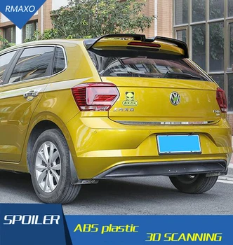 Za VW Polo Spojler ABS Materiala Avto Zadaj Krilo Premaz Barve 2019-2021 VW polo Zadnji Spojler Za Volkswagen novi Polo Spojler