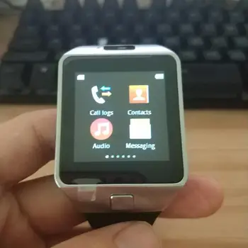 Zaslon na dotik Reloj Pametno Gledati Moške S Kamero, Bluetooth Moško ročno uro Digitalni Moške Gledal SIM Smartwatch za Android IOS