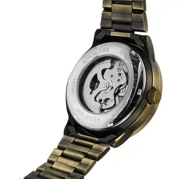 ZMAGOVALEC watch Retro zelena modni več vrst majhen digitalni izbiranje jekla pasu za moške ročne mehanske jekla watch zapestje gledati