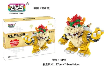 ZMS Mini Blokov, Risanka Mini Dinozaver Model Anime Kralj zidarske Opeke Izobraževalne Igrače Brinquedos za Otroke Darilo Božično 3492