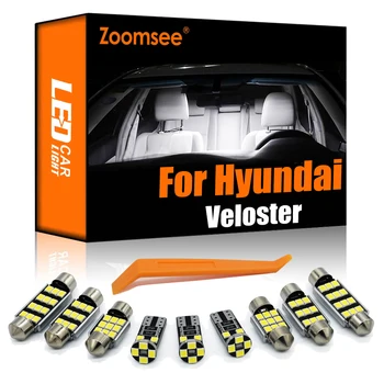 Zoomsee Notranjosti LED Za Hyundai Veloster FS JS 2011 Do 2020 Canbus Vozila Žarnice Notranja Kupola Zemljevid Branje Lučka Lučka Auto Deli