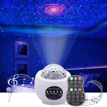 Zvezdnato Nebo Projektor Svetlobe, USB, Bluetooth Daljinsko upravljanje Zvezdnato Nebo Projektor Lučka Pisane Noč Svetlobe Spalnica Odlikovanja
