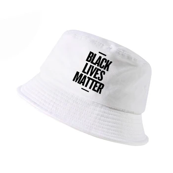 Črna Življenja Važno Slogan vedro klobuk Unisex Priložnostne Ribič skp Moški Ženske Estetski klobuk Človekovih Pravic, Enakosti gorra panama