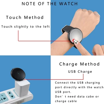 Šport Bluetooth Smartwatch Krog Moški Fitnes Tracker Krvni Tlak Monitor Ženske Pametno Gledati Ure Ura za IOS Android