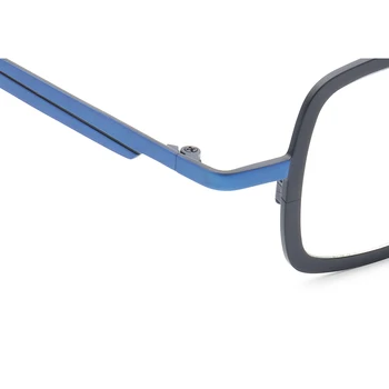 ženske Čistega Titana eyeglass okvir moških kvadratnih očala okvirji moda lahke polno platišča kovinskih očal okvir Rx očala